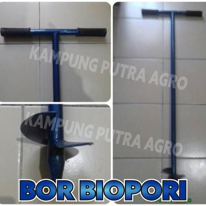 Bor Biopori Spiral Alat Pelubang Tanah Bor Tanah