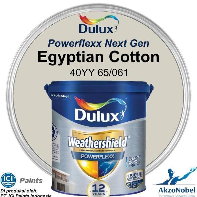 HARGA DISC - DULUX WEATHERSHIELD POWERFLEXX 44873 EGYPTIAN COTTON