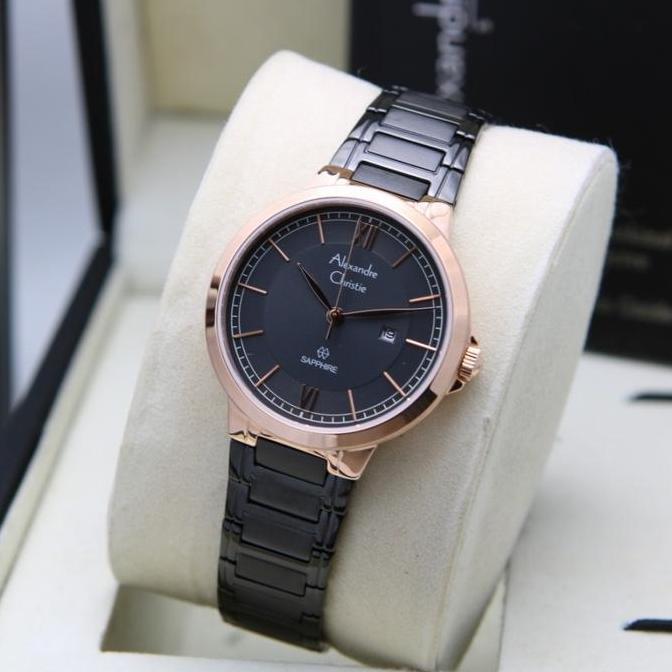 ORIGINAL ALEXANDRE CHRISTIE AC8537 AC 8537 SAPPHIRE GLASS JAM WANITA