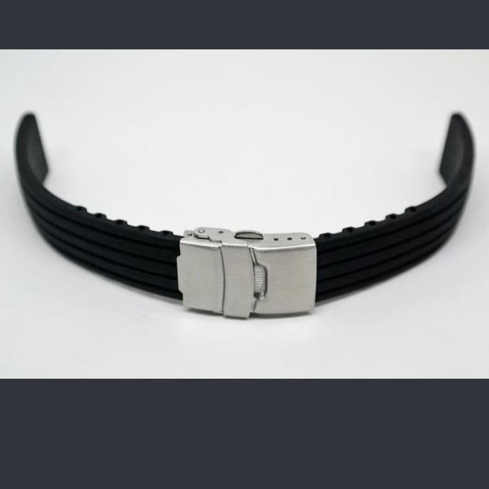 Tali Rubber Jam Tangan Silicone Strap 24mm Guess Seiko Ruber Strap