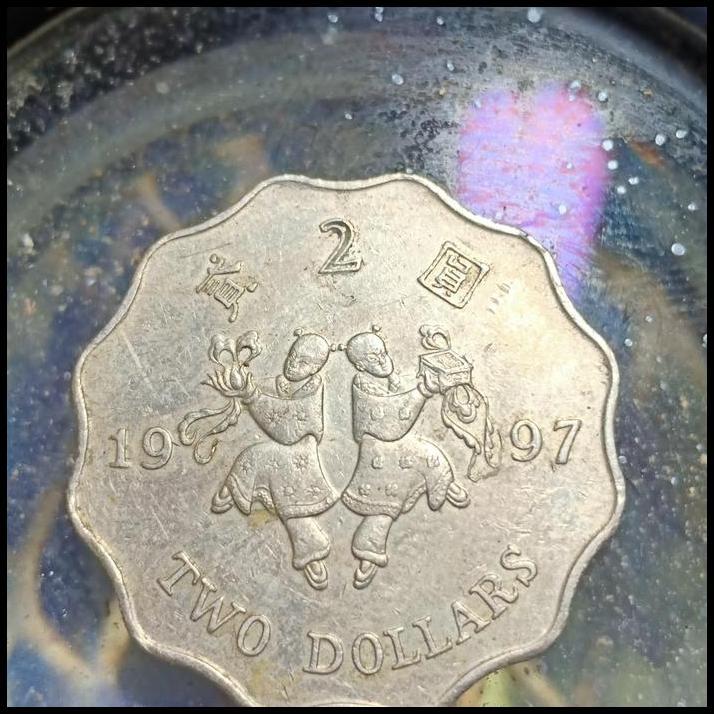 HOT DEAL KOIN 2 DOLLAR HONGKONG 97 