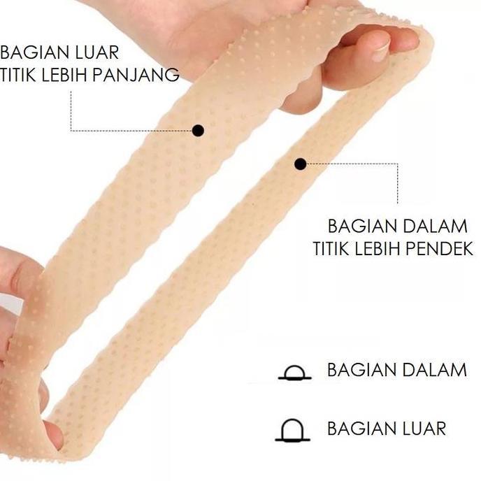 KAWI karet wig silikon grip headband bandana penahan rambut palsu silicone hair band anti slip lace 