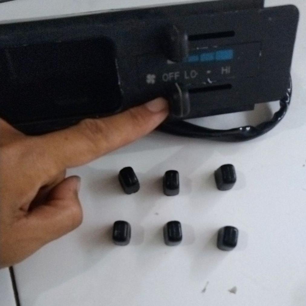 Unik Knop Papan Saklar Ac Toyota Kijang / Starlet 2 Pcs (Bonus 1)