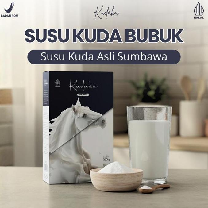 Cod,Sajabisa- Kudaku Susu Kuda Liar Sumba Bubuk 00Gr Minuman Bahan Alami Kaya Protein & Kolagen Teri