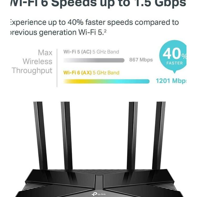 Lengkapsudah- Tp- Archer Ax10 Ax-1500 Wifi 6 Wireless Router Antena Sinyal Nirkabel Ax1500