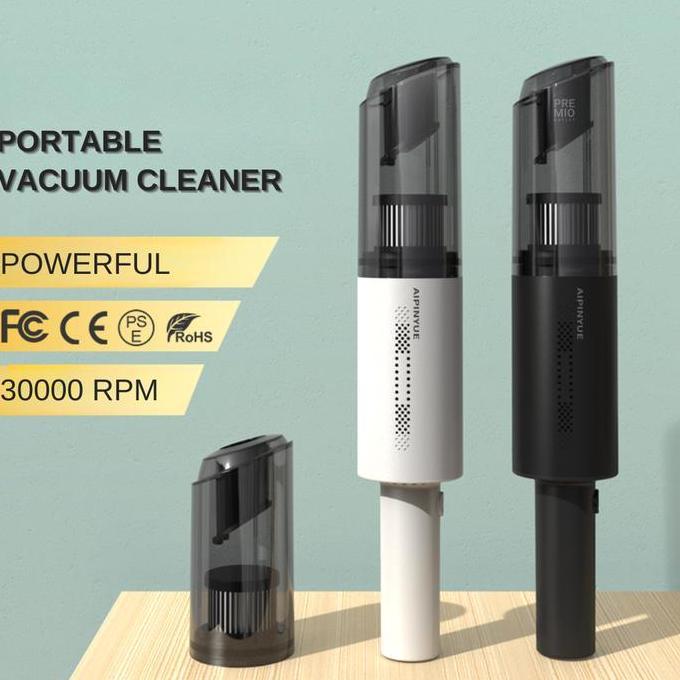 Lansungwoi- Premio Mini Vacuum Cleaner Penyedot Debu Mobil Rumah Portable Wireless