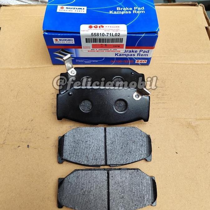 KAMPAS REM DEPAN BRAKE PAD SUZUKI SWIFT NEW SPLASH 55810-71L02 ''