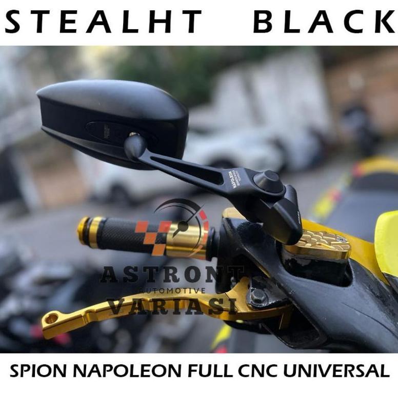 Tahan Lama Spion Napoleon Batman Style Rear Mirror Cnc Universal Variasi Motor Nmax Pcx Aerox Beat V