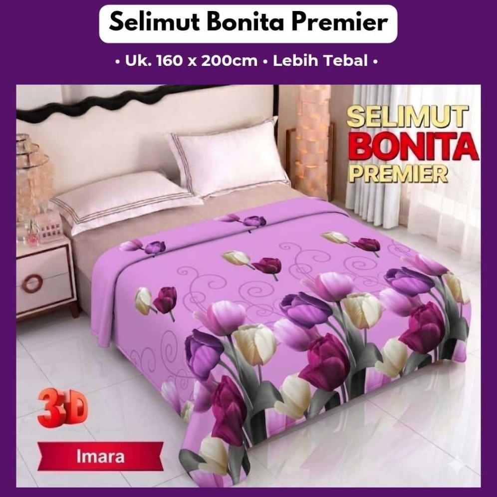 Selimut Bonita Premier Dewasa Tebal 160x200cm Hangat Nyaman Lebih Tebal selimut