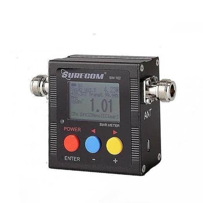 Callyou- Surecom Sw-102 Digital Vhf Uhf Swr 125-525Mhz Power Meter Sw102