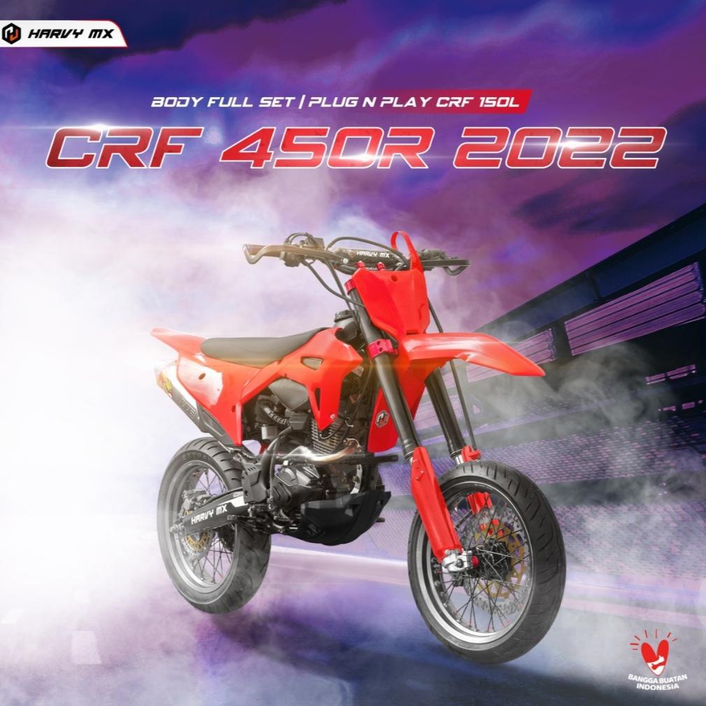 Body Set Cover Body Fullset Set Trail CRF 150L 2018 450R 2021 + + PNP CRF HRV Tangki Carbu Injeksi [