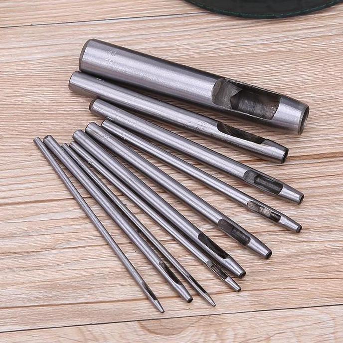 alat pembolong 1 pcs untuk sabuk, kulsin, kulit sintetis, kanvas, mata Ayam eyelet