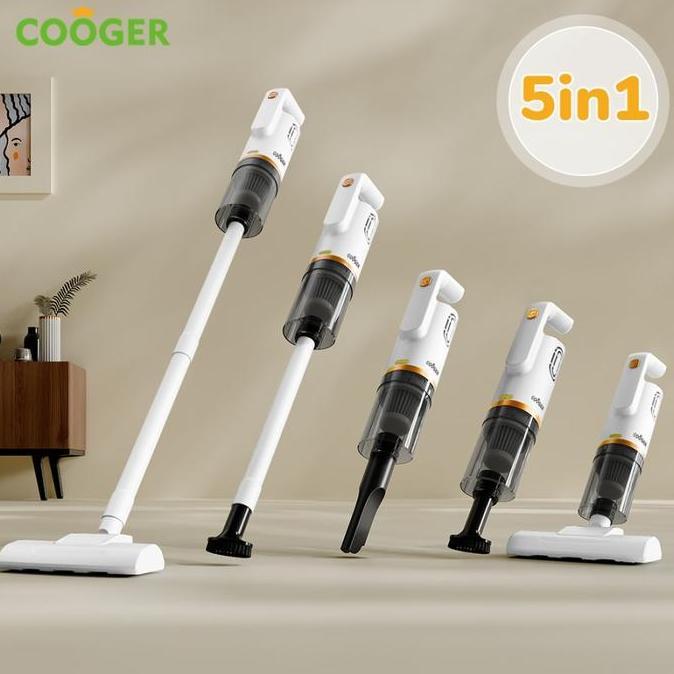 Lansungwoi- Cooger Vacuum Cleaner Mini Portable Wireless Penyedot Debu Serbaguna