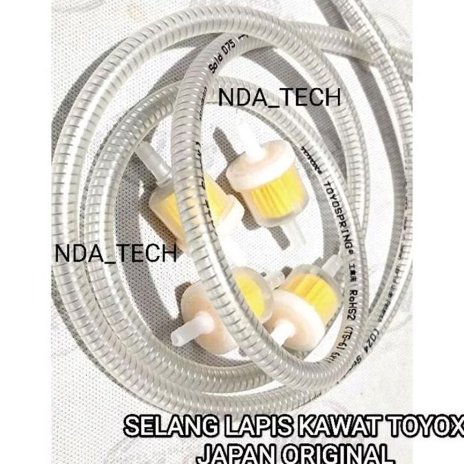 TERLARIS!! SELANG BENSIN TRANSPARAN SELANG TOYOK SPRING SELANG BENSIN KAWAT FILTER BENSIN MAGNET KRA