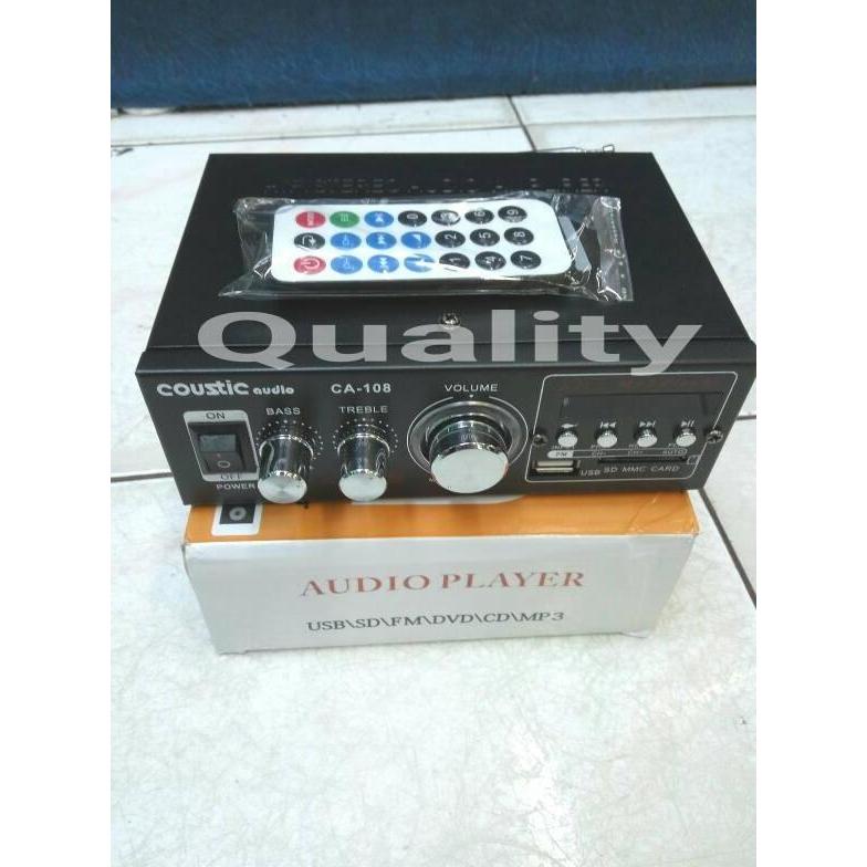 POWER AMPLIFIER COUSTIC CA-1 AC/DC 4 CHANNEL
