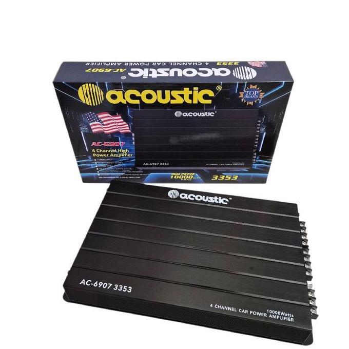Power amplifier 4 channel acoustic ac-6907 3353