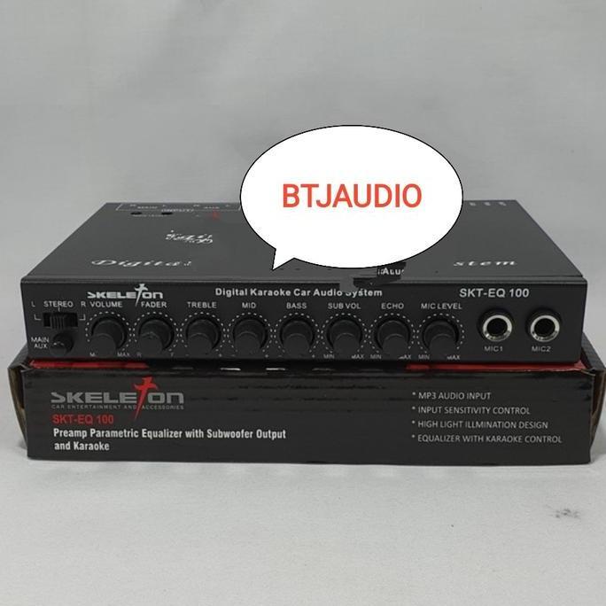 PRE AMP/PREAMP/PARAMETRIC EQUALIZER SKELETON (MIC KARAOKE)