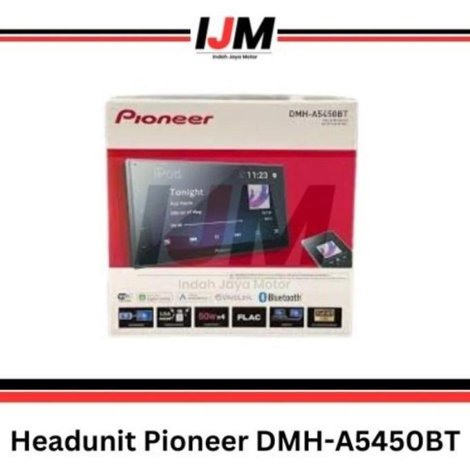PiONEER DMH-A5450BT Head Unit Mobil Bluetooth 2-Din 6.8' Car