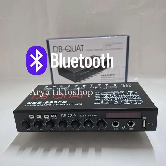 Pream Parametrik DBB-999EQ bluetoth Equalizer Pream DB QUAT DBB-999EQ Parametrik Equalizer Audio Sou