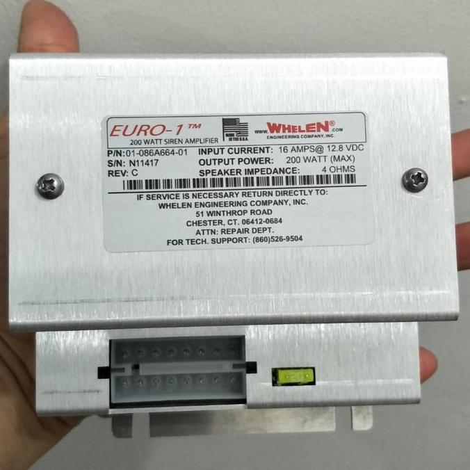 Whelen EURO1 + jumper / EURO 1 - 200 watt - Amplifier