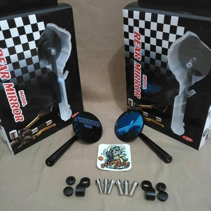 spion rizoma bulat Vespa Sprint prima Lx s Gts . Spion aksesoris vespa