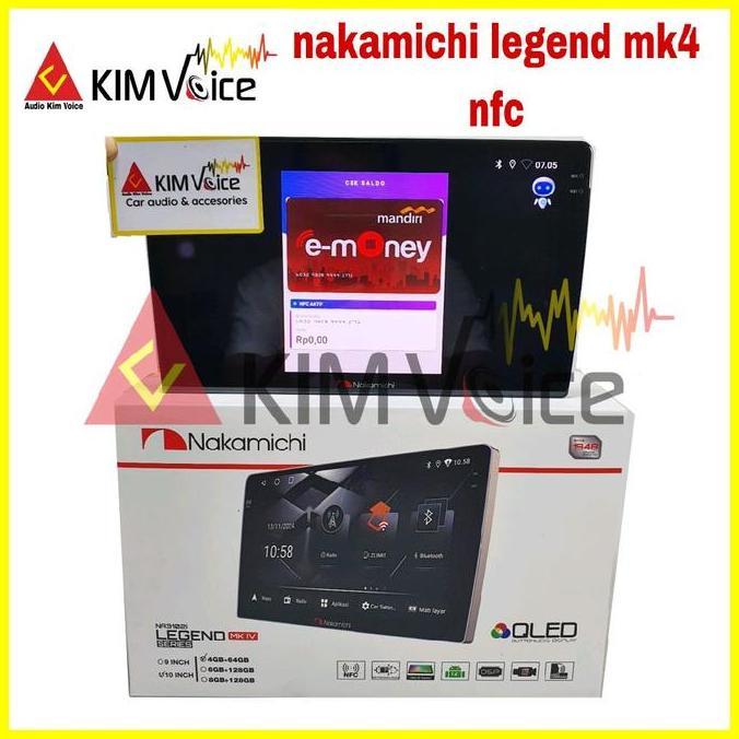 Head Unit Android Nakamichi 9/10 inch OEM CRV Turbo 2016 up Soket pnp