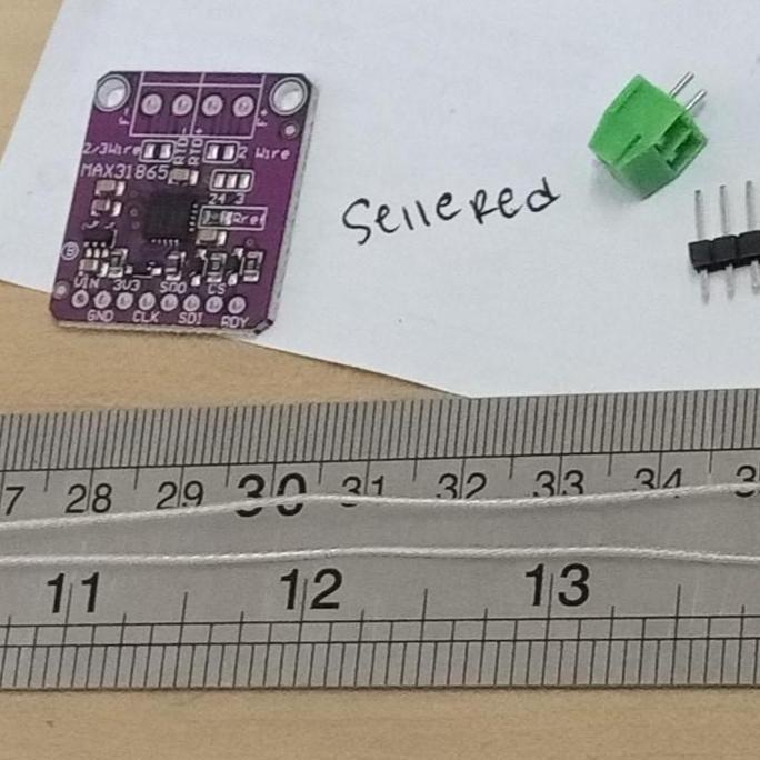 Otopic- Modul Max31865 Temperature Pt100 Pt1000 Sensor Rtd To Spi Sensor