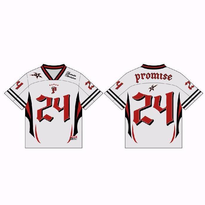 Fotwell- Promise Jersey Vintage Oversize Boxy Promise  Jumbo Big Size Skena Pria Wanita Unisex Tshir