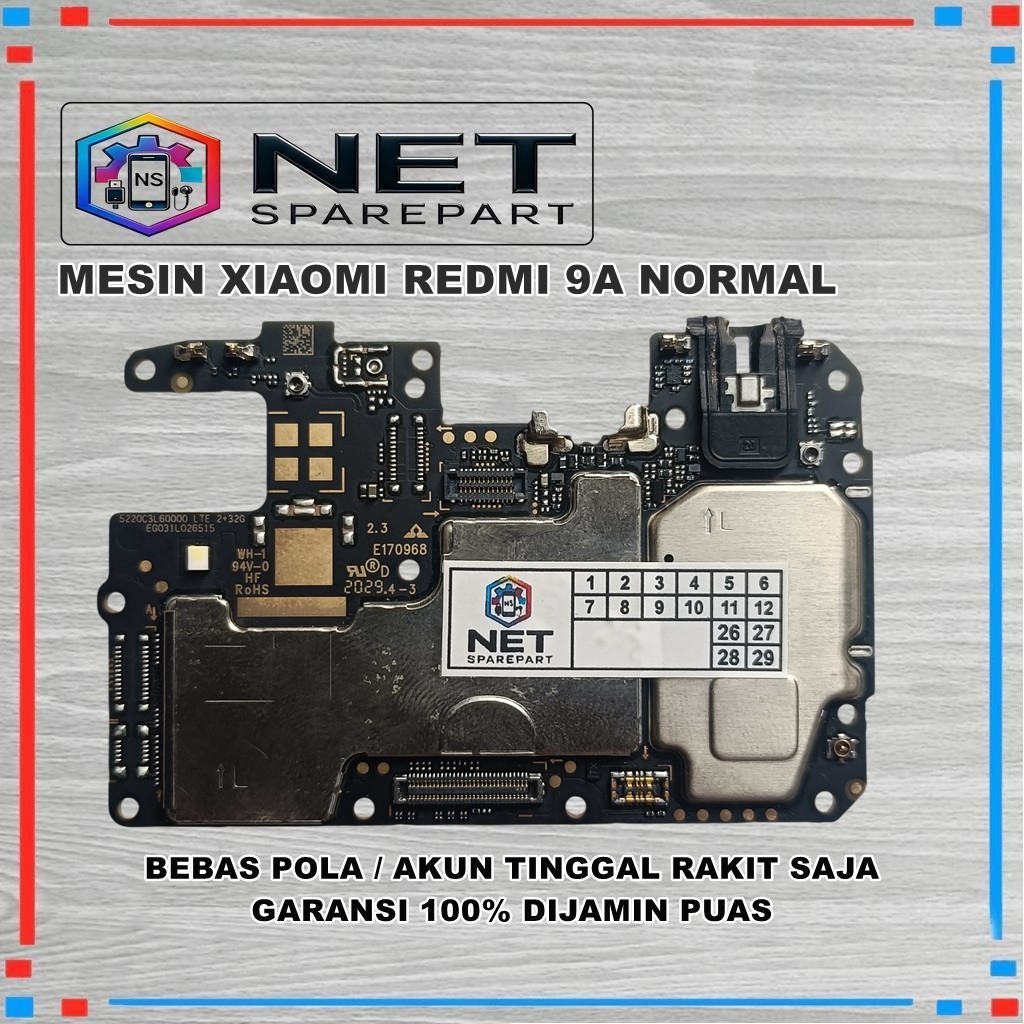 MESIN XIAOMI REDMI 9A NORMAL