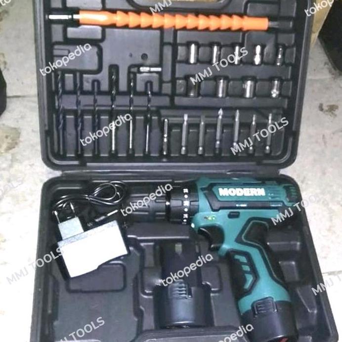 Mesin bor charge MODERN M15 - Mesin Bor Cordless MODERN M15