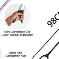 Grab Stick Silver Stainless & Grab Stick Plastik  / Alat Penjepit Sampah & Penangkap Ular