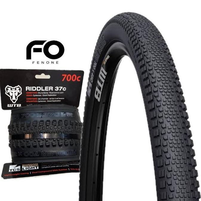WTB TIRE RIDDLER 700Cx37c TCS / BAN LUAR WTB RIDDLER TUBELESS 700Cx37