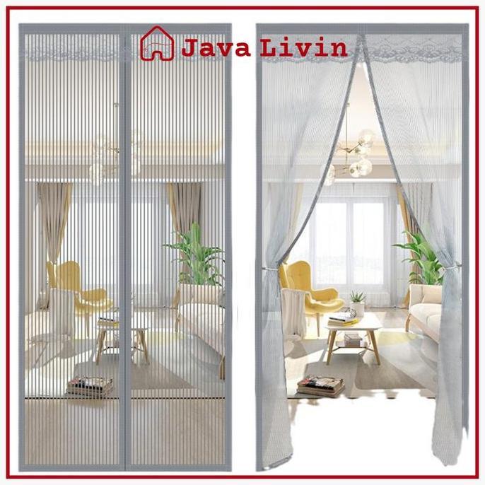 TERLARIS JAVALIVIN  TIRAI MAGNET PREMIUM TEBAL TIDAK MUDAH TERBAKAR / TIRAI PINTU KAMAR / TIRAI MAGN