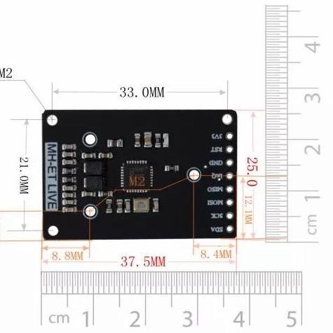 Eloffice- Mini Rc522 Rfid Module Support E-Ktp Rc-522 Nxp Card Reader Writer