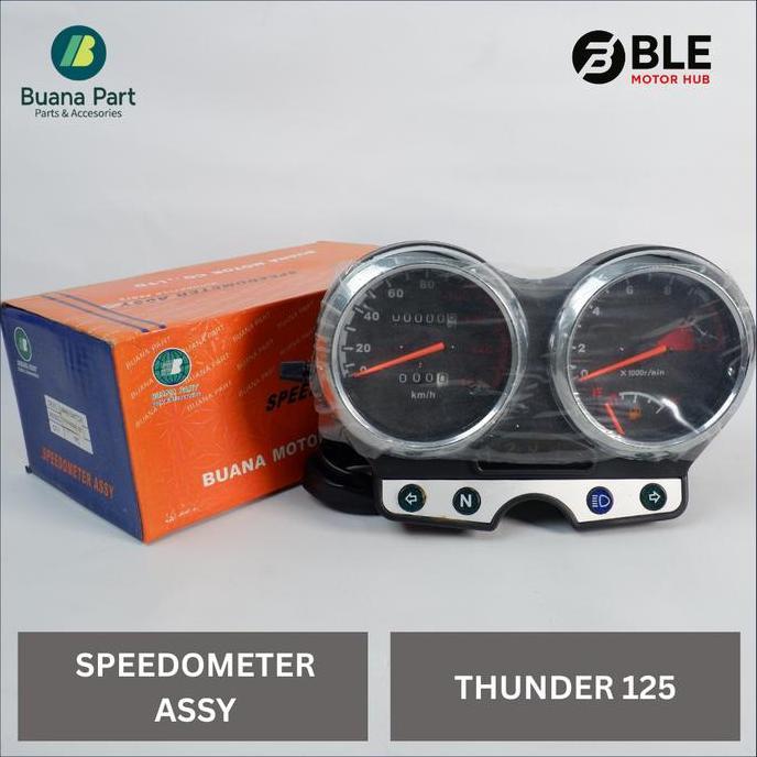 TERLARIS - Buana Part Spidometer Komplit Suzuki Thunder 125  | Speedometer | BLE Motor Hub