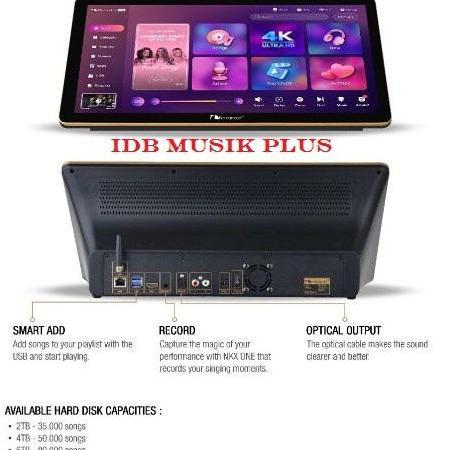 Player Karaoke Nakamichi NKX ONE Led Touchscreen 2TB Original