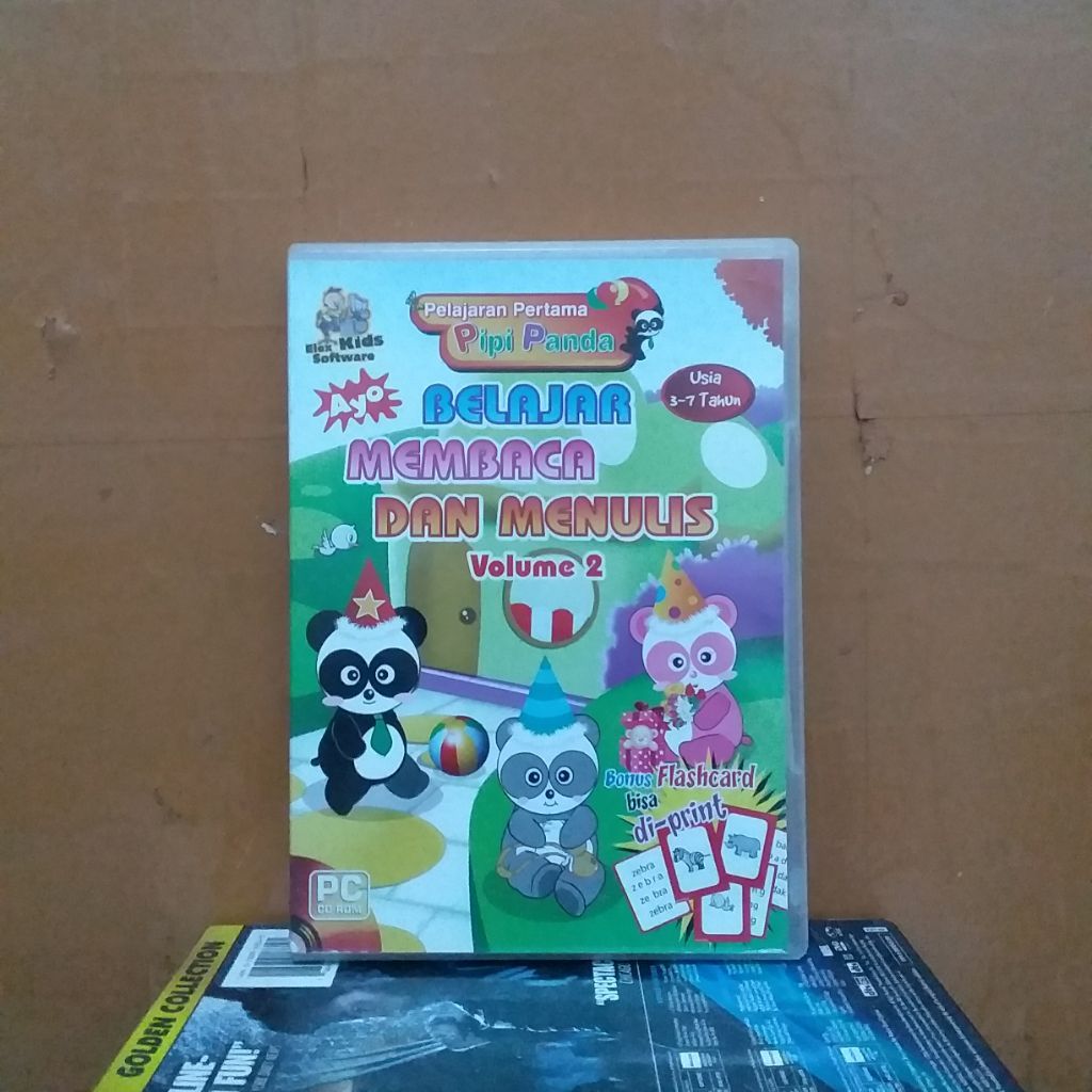 PC CD-ROM ORIGINAL AYO BELAJAR MEMBACA DAN MENULIS VOL 2