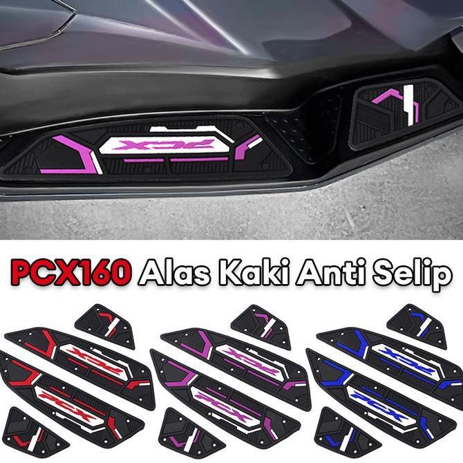 Karpet Motor Karet Premium Honda Pcx 160 2021-2024 Full Karet Anti Licin Super Tahan Lama Tidak Muda