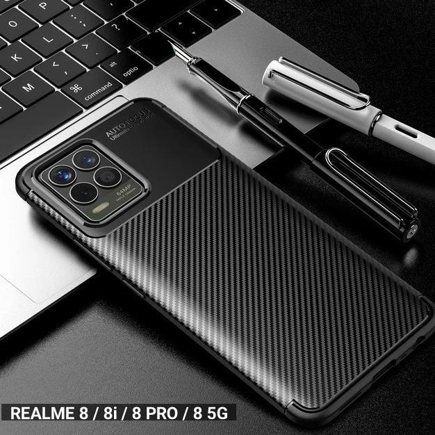 new deals case realme 8 8i 8 5g 8 pro autofocus carbon slim armor anti shock - autofocus new