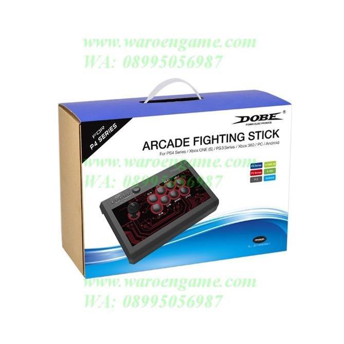 TERLARIS - DOBE 6 In 1 Arcade Fighting Stick PS4 / PS3 / XboxONE S / Xbox360 / PC