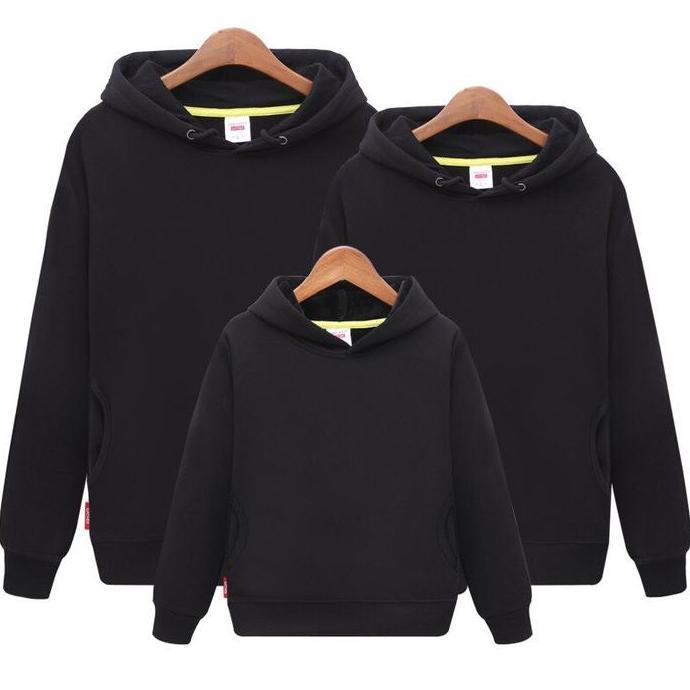 JEASO Set Family Sweater Hoodie Size M - 3XL Dewasa Keluarga Panjang  Couple Wanita Pasangan Baju Po