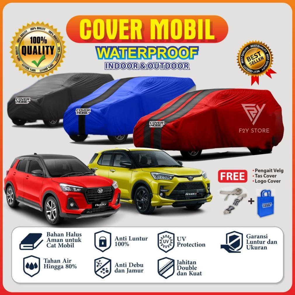 Cover Sarung Mobil Raize Rocky, Selimut Mobil Raize Rocky, Penutup Mobil Raize Rocky