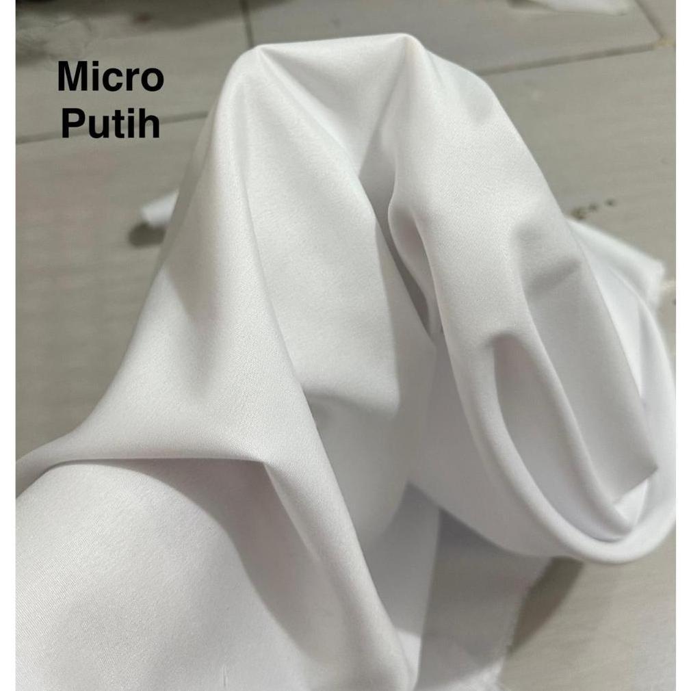 AYYS - Kain Katun Polos PUTIH  Lebar 240 cm