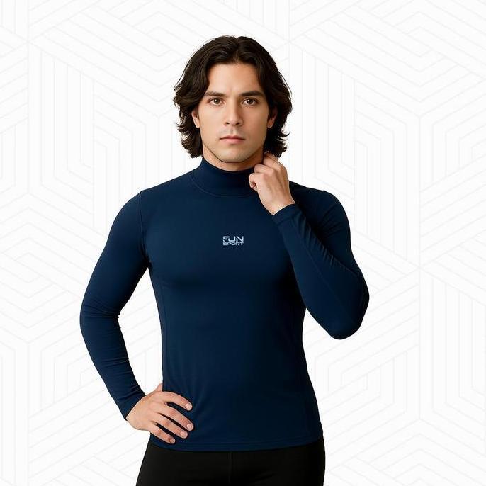 AMDOXTE Outfit Sport Cowok Dewasa Base Layer Dryfit Gunung Pria Quick Dry Hiking Thermal Nyaman Prem
