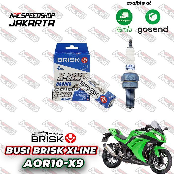 Busi Brisk Xline Racing Aor10 - X9 Ninja 250 Fi Busi Racing Original Dan Terpercaya