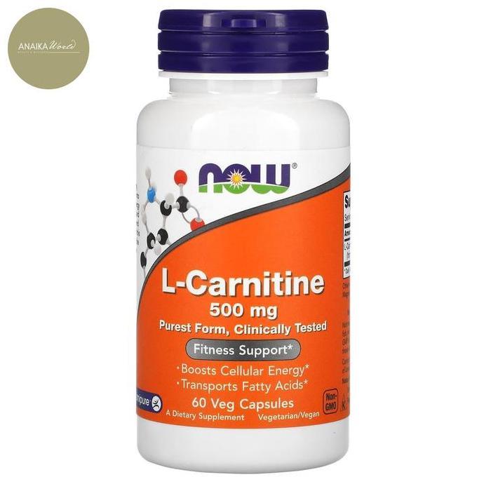NEW Now Foods L-Carnitine, 500 mg