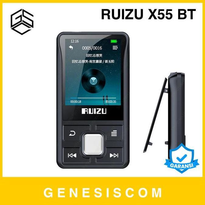 MP3 MP4 Player RUIZU X55 Bluetooth Wireless 8GB - Portable DAP Digital Music Audio Player HiFi Porta