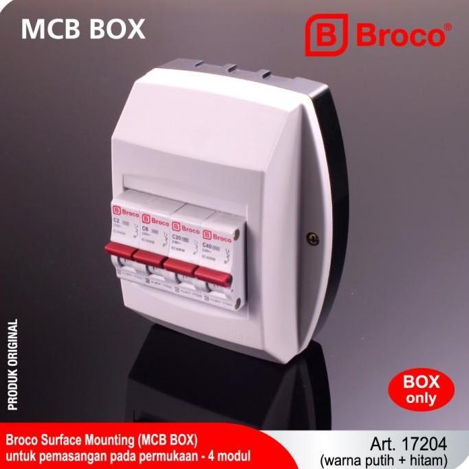 Fastx- Broco Box Mcb 4 Group Outbow (17204)