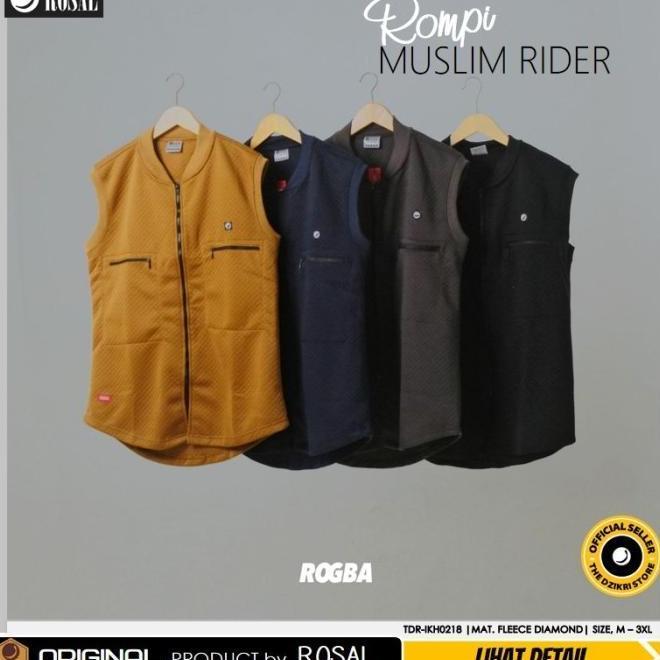 Ready Rompi Musri Rompi Sholat Shalat Muslim Pria Cowok ROGBA Original MS