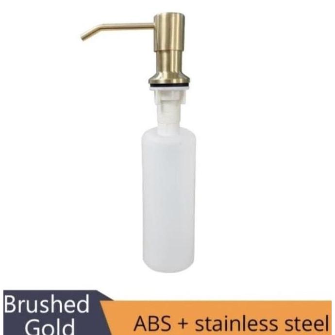 Soap dispenser sink gold